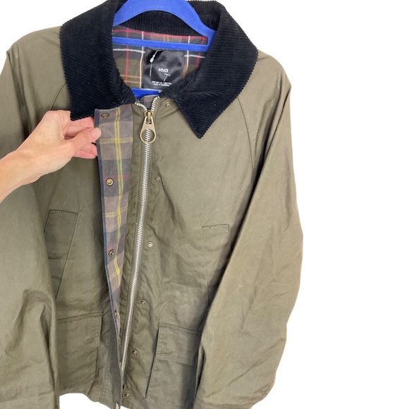 Mango Niagara Waxed Cotton Jacket NWT - Picture 5 of 15